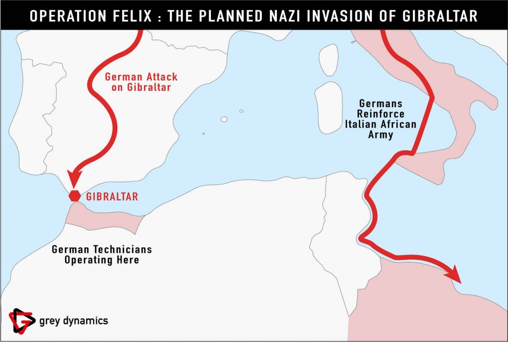 Operation Felix: The Planned Nazi Invasion of Gibraltar