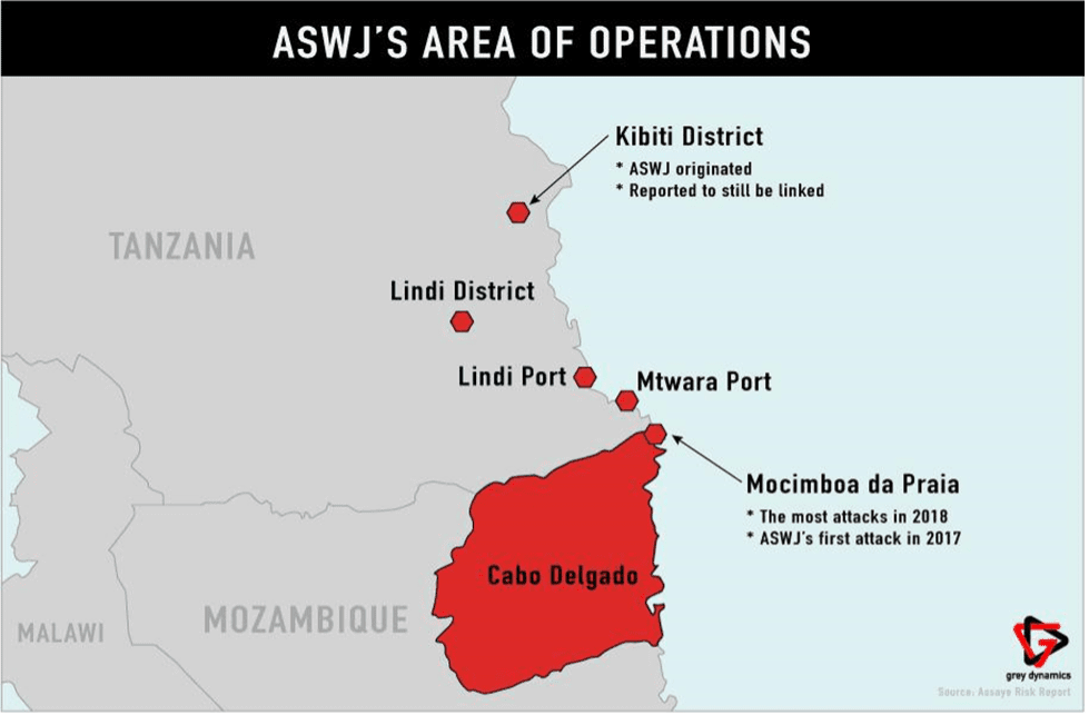 ASWJ's Area of Operations